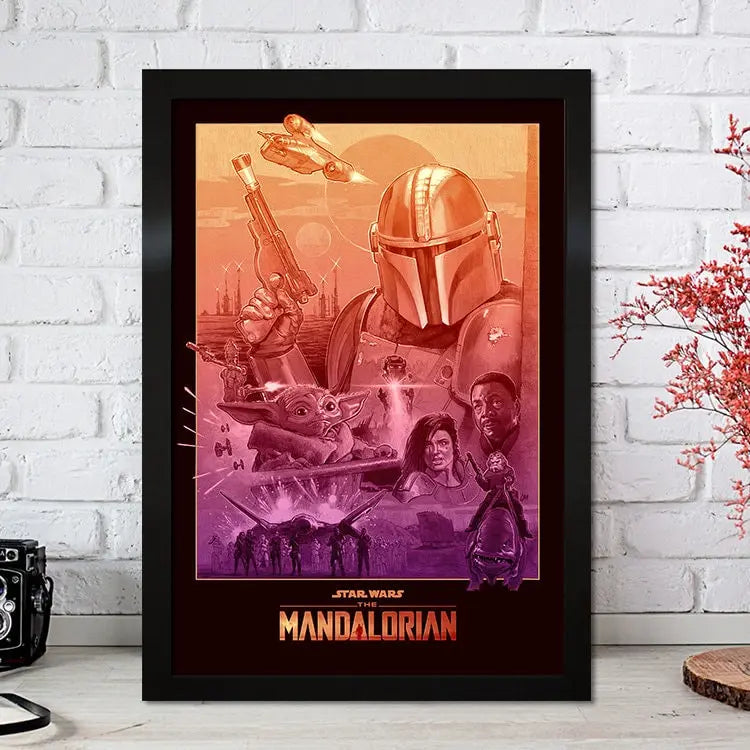 Poster Film Serie Mandalorian I Deko Print ohne Rahmen-1