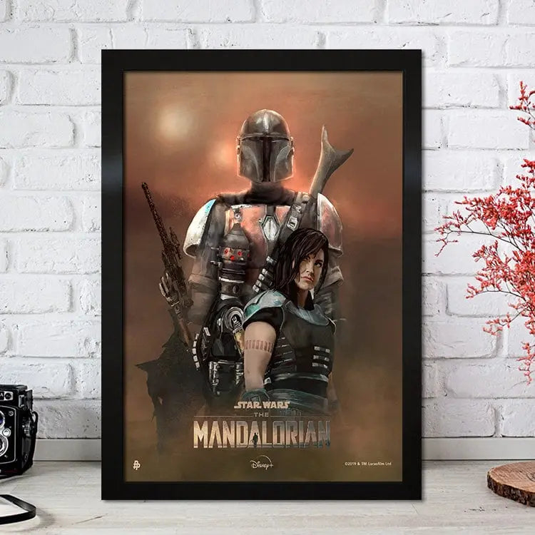 Poster Film Serie Mandalorian I Deko Print ohne Rahmen-2