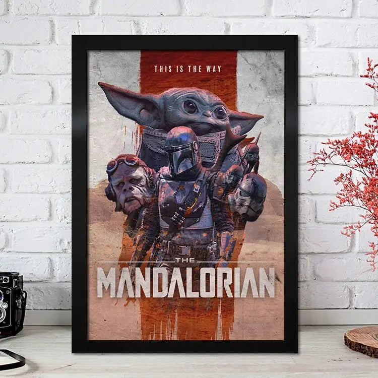 Poster Film Serie Mandalorian I Deko Print ohne Rahmen-8