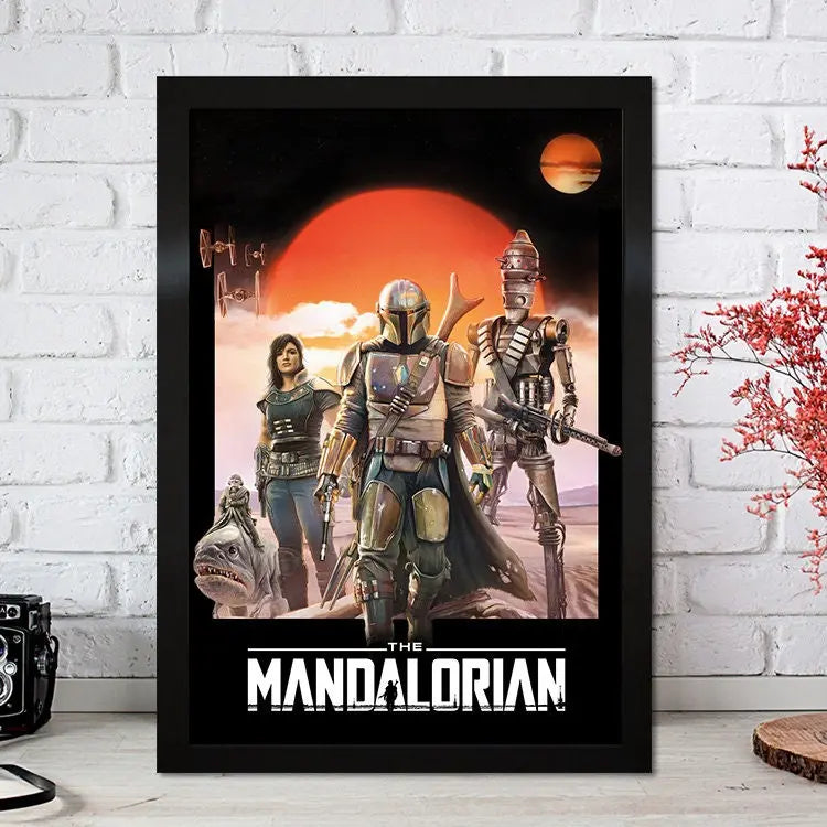 Poster Film Serie Mandalorian I Deko Print ohne Rahmen-7