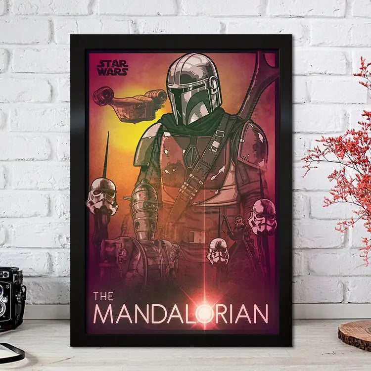 Poster Film Serie Mandalorian I Deko Print ohne Rahmen-8