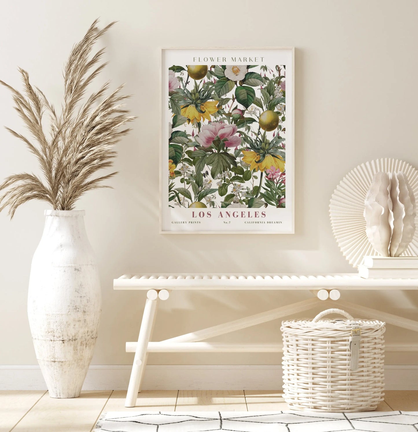 Poster Flower Market Blumen Edition V3 | Botanische Wand Kunst I Wandbilder Wohnzimmer Küche Schlafzimmer Flur | Kunst Druck I ohne Rahmen-7