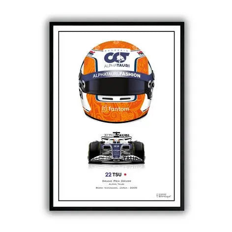 Poster Formel 1 Helme Rennfahrer Gewinner  I Deko Print ohne Rahmen-2