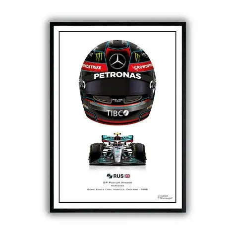 Poster Formel 1 Helme Rennfahrer Gewinner  I Deko Print ohne Rahmen-2