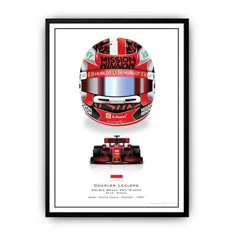 Poster Formel 1 Helme Rennfahrer Gewinner  I Deko Print ohne Rahmen-4