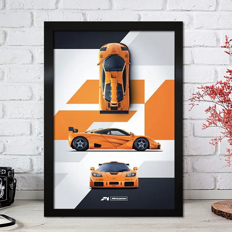 Poster Formel 1 Rennfahrer Legenden Rennwagen I Deko Print ohne Rahmen-2