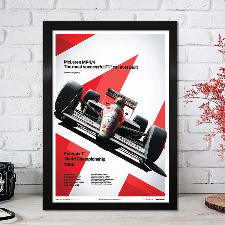 Poster Formel 1 Rennfahrer Legenden Rennwagen I Deko Print ohne Rahmen-4