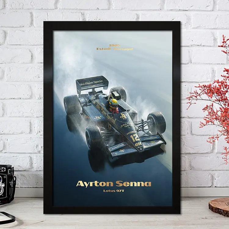 Poster Formel 1 Rennfahrer Legenden Rennwagen I Deko Print ohne Rahmen-5