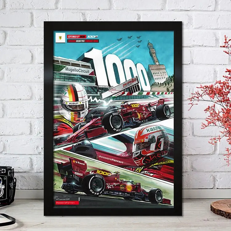 Poster Formel 1 Rennfahrer Legenden Rennwagen I Deko Print ohne Rahmen-9