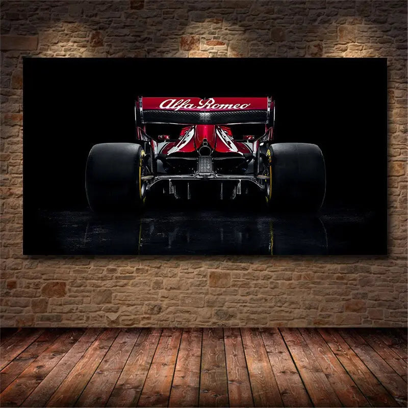 Poster Formel 1 Rennwagen Grand Prix Alfa Romeo Racing Sauber F1 I  Deko Print ohne Rahmen-3