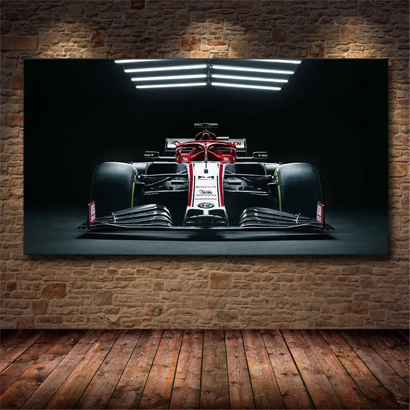 Poster Formel 1 Rennwagen Grand Prix Alfa Romeo Racing Sauber F1 I  Deko Print ohne Rahmen-6