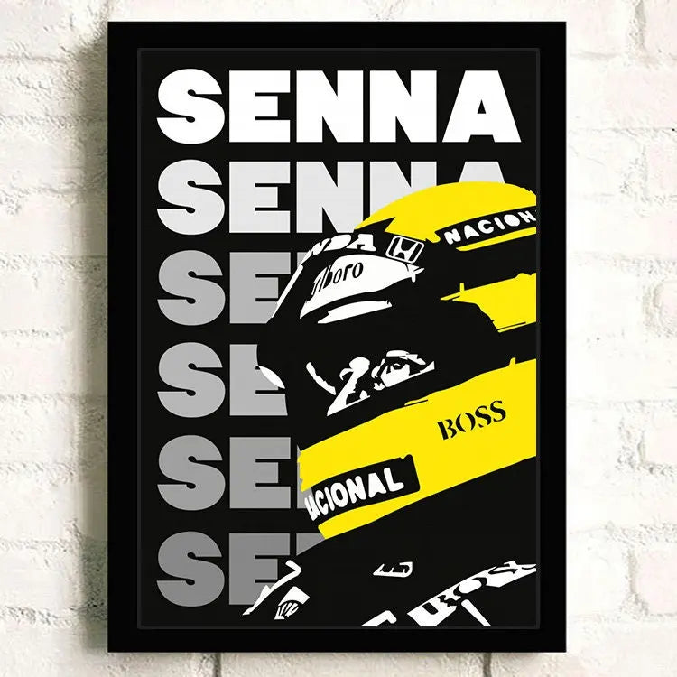 Poster Formel 1 Rennwagen Grand Prix Rennfahrer Legenden I  Deko Print ohne Rahmen-1