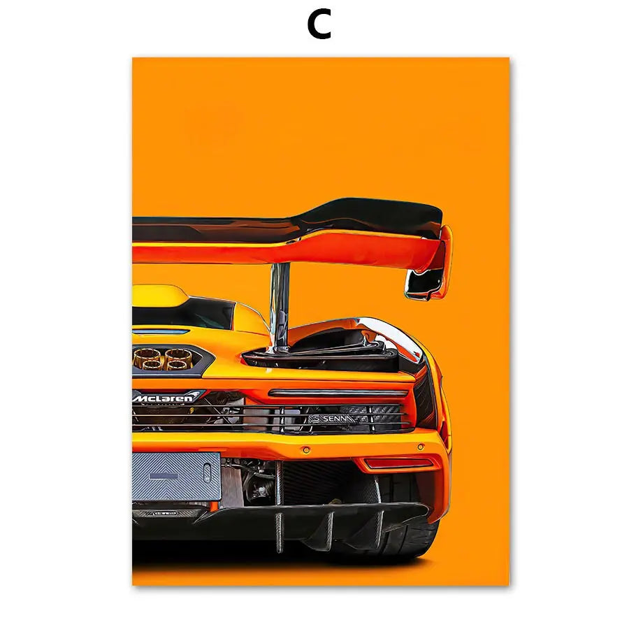 Poster Formel 1 Rennwagen Rennfahrer I Deko Print ohne Rahmen-3