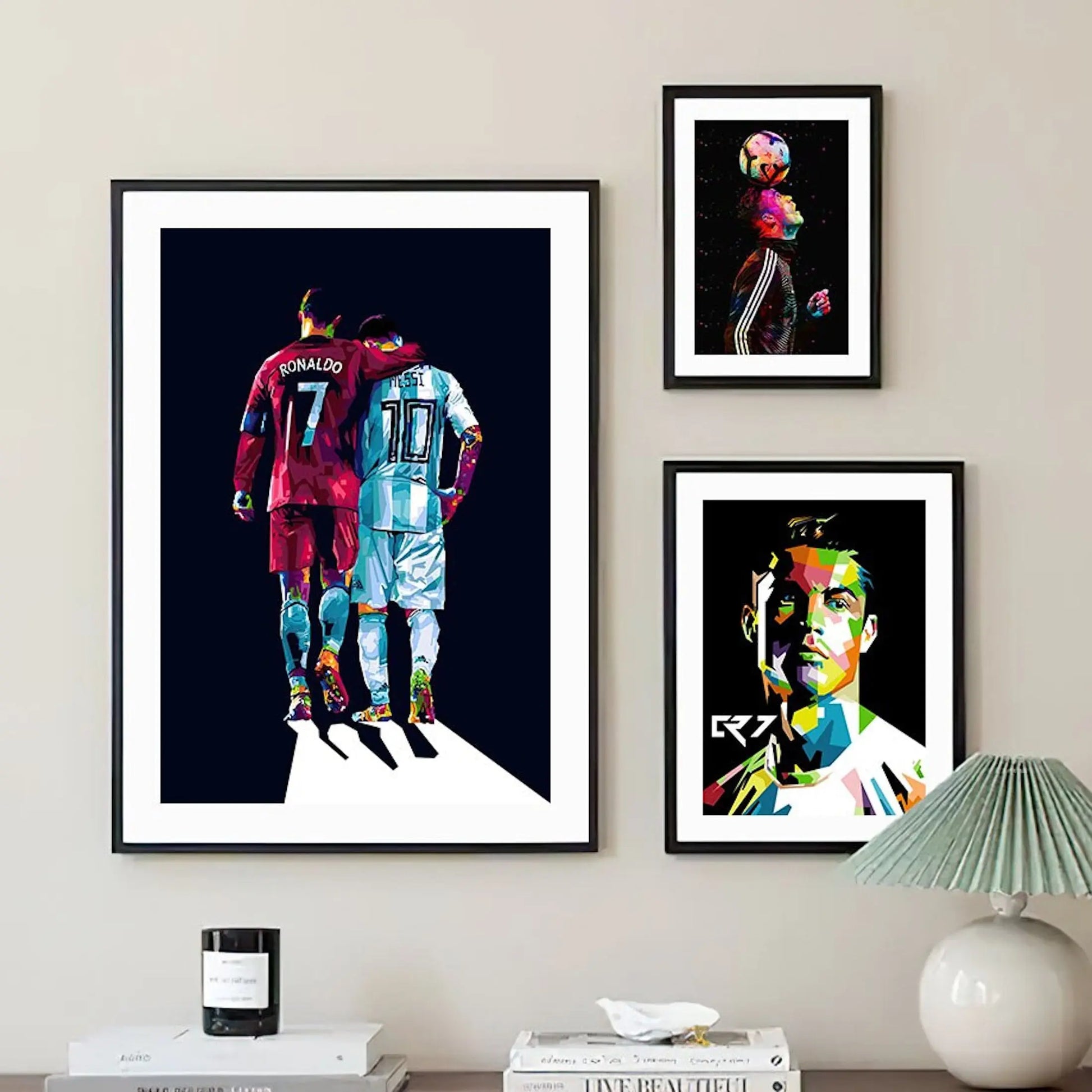 Poster Fußball Christiano Ronaldo bei Manchester United beste Momente als Deko Print ohne Rahmen-0