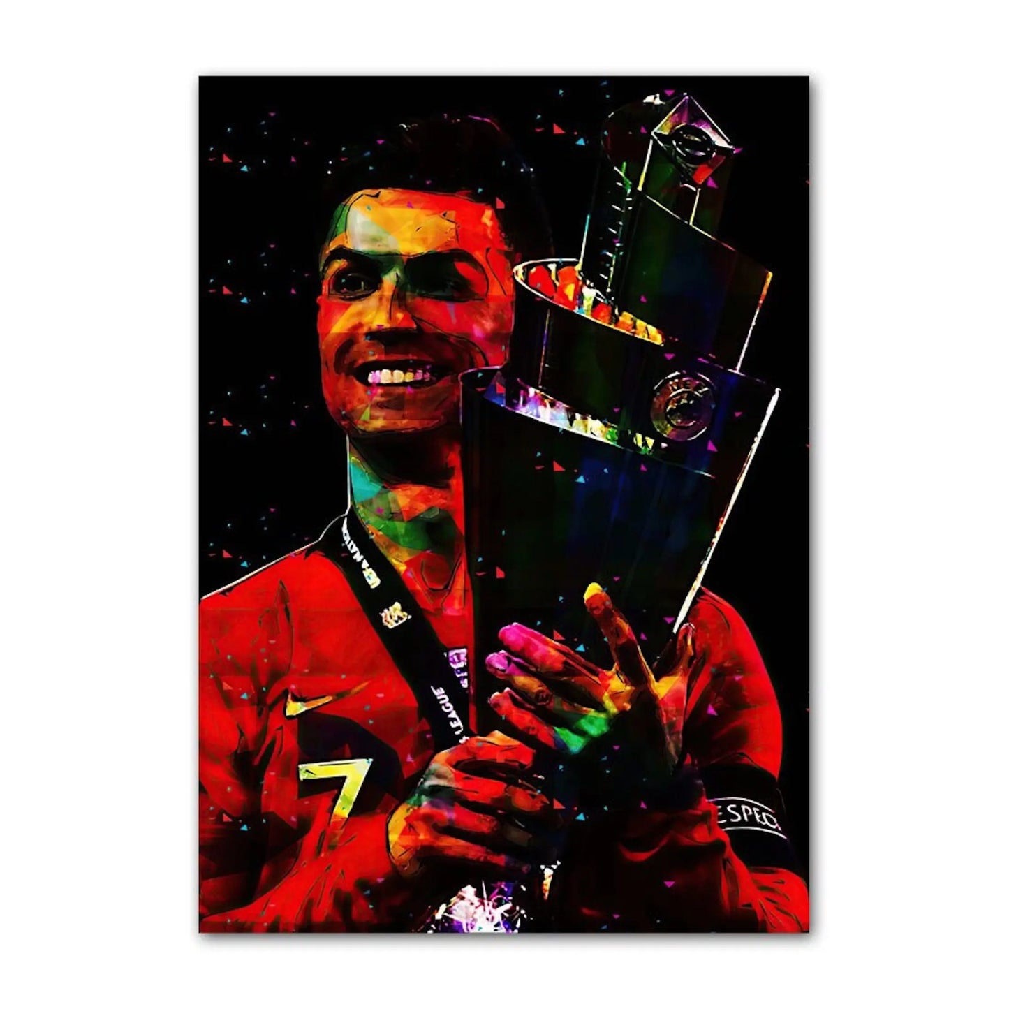 Poster Fußball Christiano Ronaldo bei Manchester United beste Momente als Deko Print ohne Rahmen-9