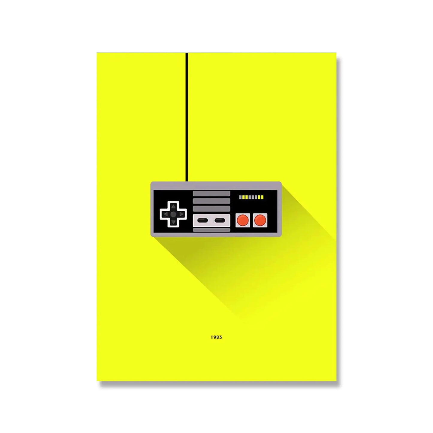 Poster Gamer Playstation Nintendo Controller als Deko Print ohne Rahmen-6