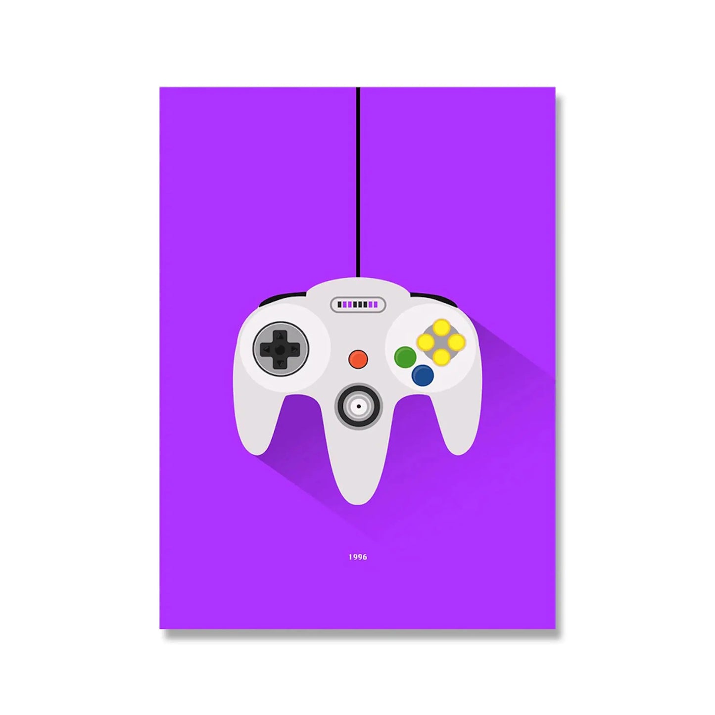 Poster Gamer Playstation Nintendo Controller als Deko Print ohne Rahmen-8