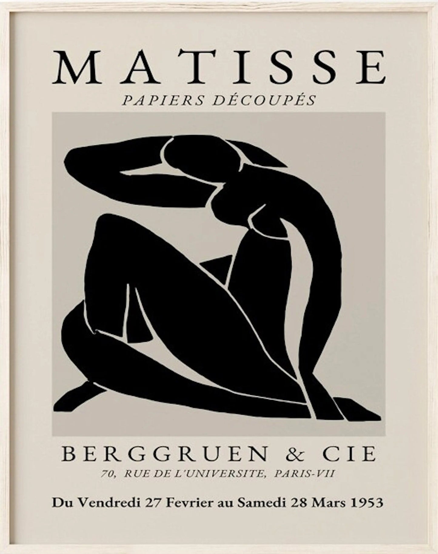 Poster Matisse Abstrakt als Deko Print ohne Rahmen-1