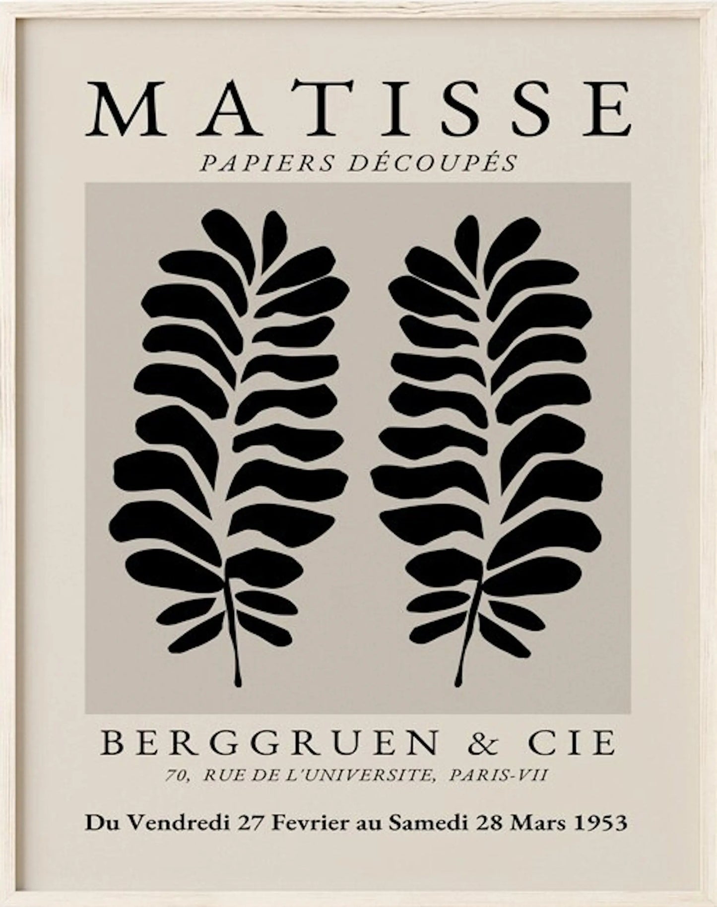 Poster Matisse Abstrakt als Deko Print ohne Rahmen-3