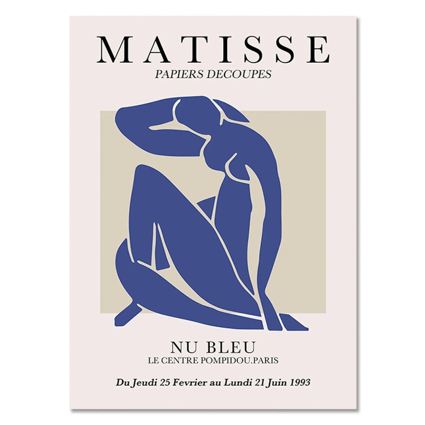 Poster Matisse Berggruen & Cie Museum | Bilder Wohnzimmer | Wandbilder Schlafzimmer | Deko Print ohne Rahmen | Bilder Set Matisse Bunt-1