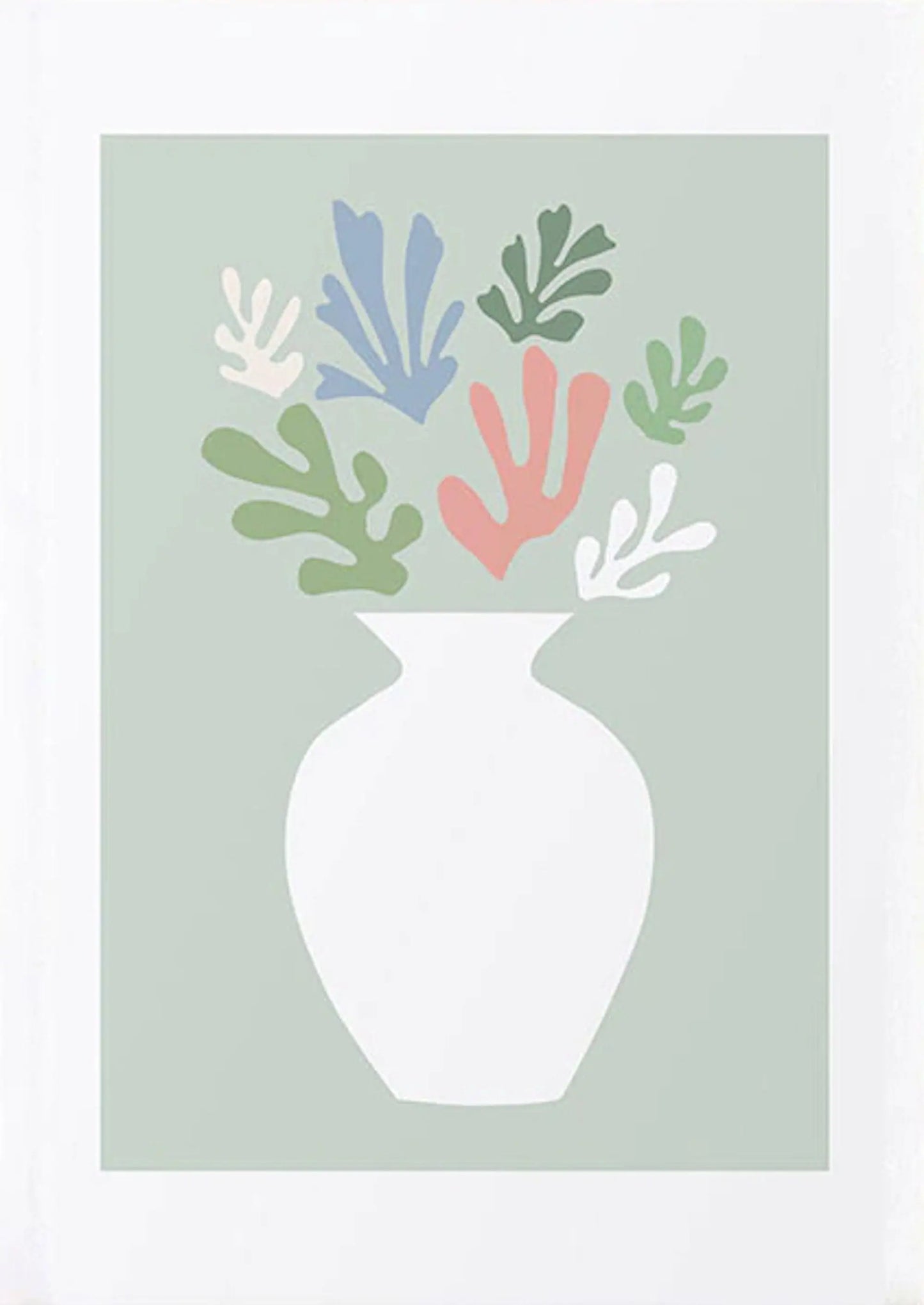 Poster Matisse Blumen Körper| Bilder Wohnzimmer | Wandbilder Schlafzimmer | Deko Print ohne Rahmen | Bilder Set Matisse Beige-2