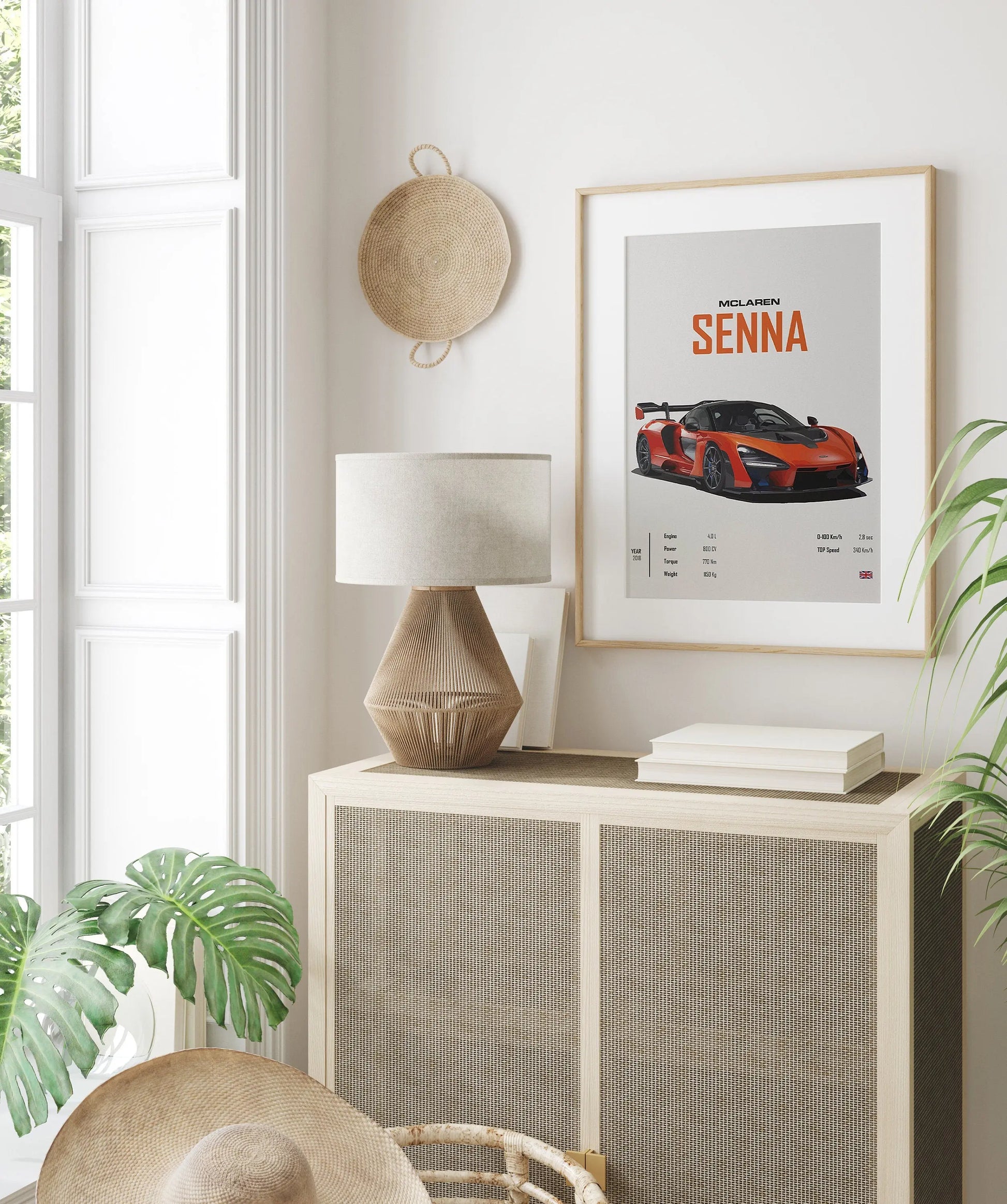 Poster Sportwagen LAMBORGHINI Murcielago Svj MCLAREN Senna Sportauto I Geschenk für ihn I Wohnzimmmer & Büro I Wand Deko I Print ohne Rahmen-4