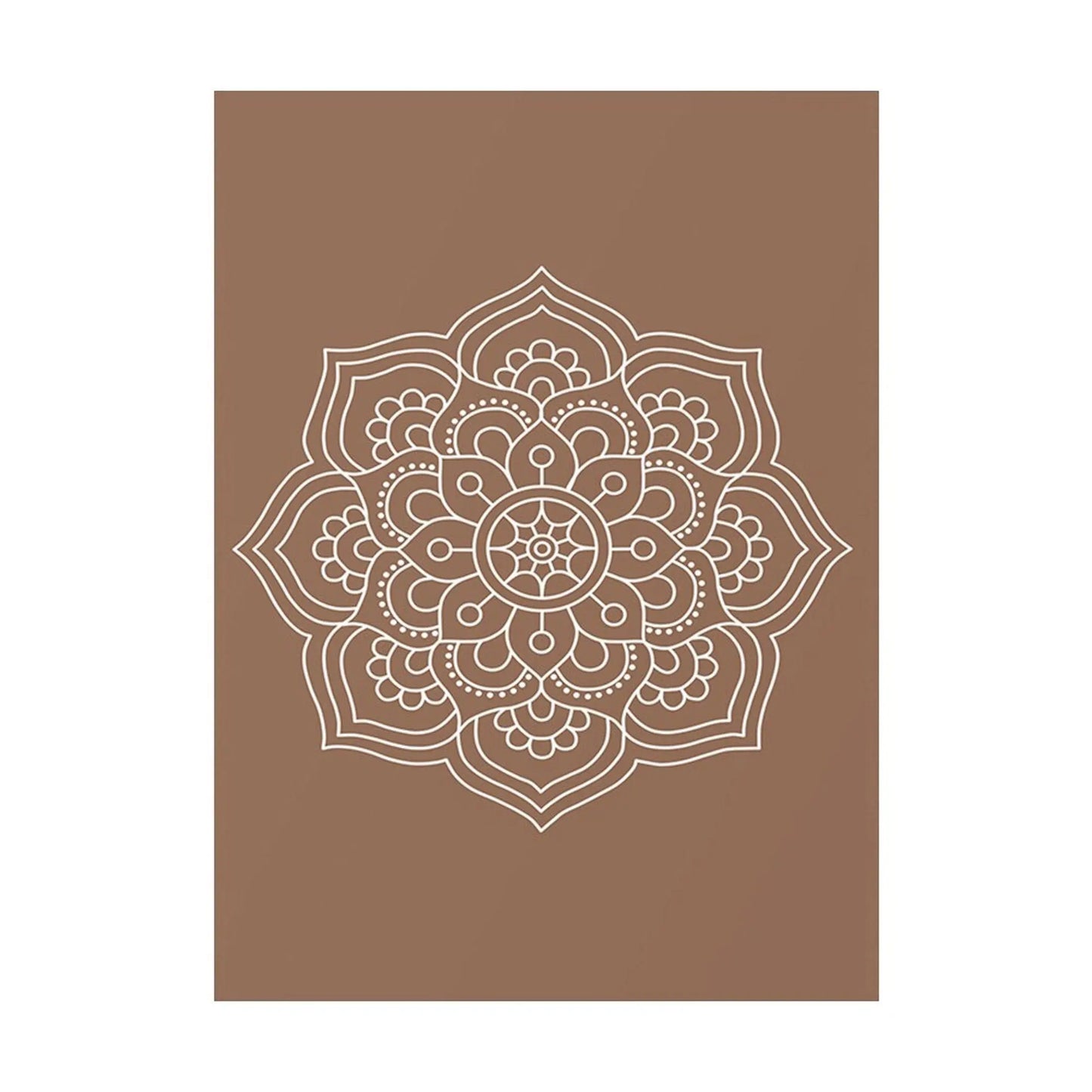 Poster Yoga Mandala Lotus Blume und Hand Fatima als Deko Print ohne Rahmen-5