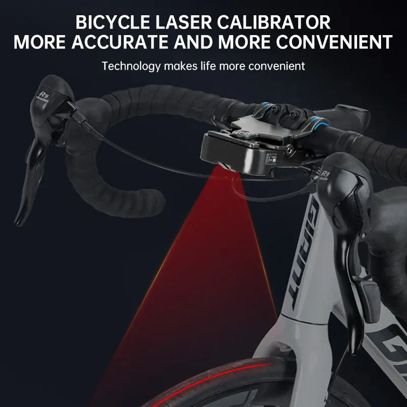 Precision Laser Alignment Tool for Mountain Bikes and Road Bikes, a Device for Aligning Bicycle Wheels - Memoriex 