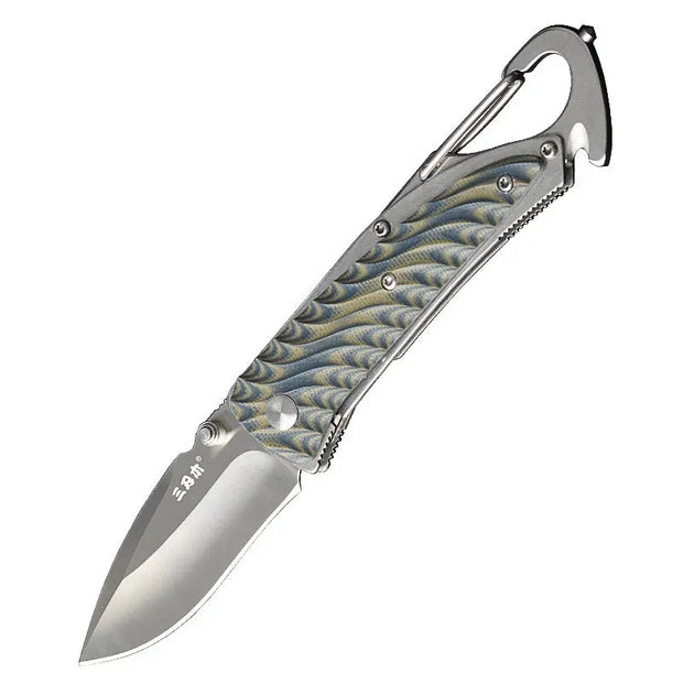 Premium Portable Folding Filed Knife with 12C27 Stainless Steel Blade and G10 Handle | Durable, Lightweight, and Versatile EDC Survival Tool-6