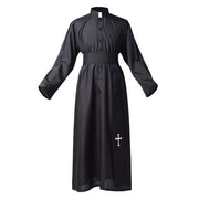 Priest Robe Black Halloween Party Cosplay Costume - Memoriex 
