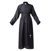 Priest Robe Black Halloween Party Cosplay Costume - Memoriex 
