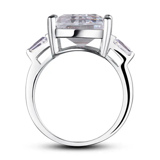 Princess Cut Created Diamond 925 Sterling Silver Luxury Ring XFR8117-3