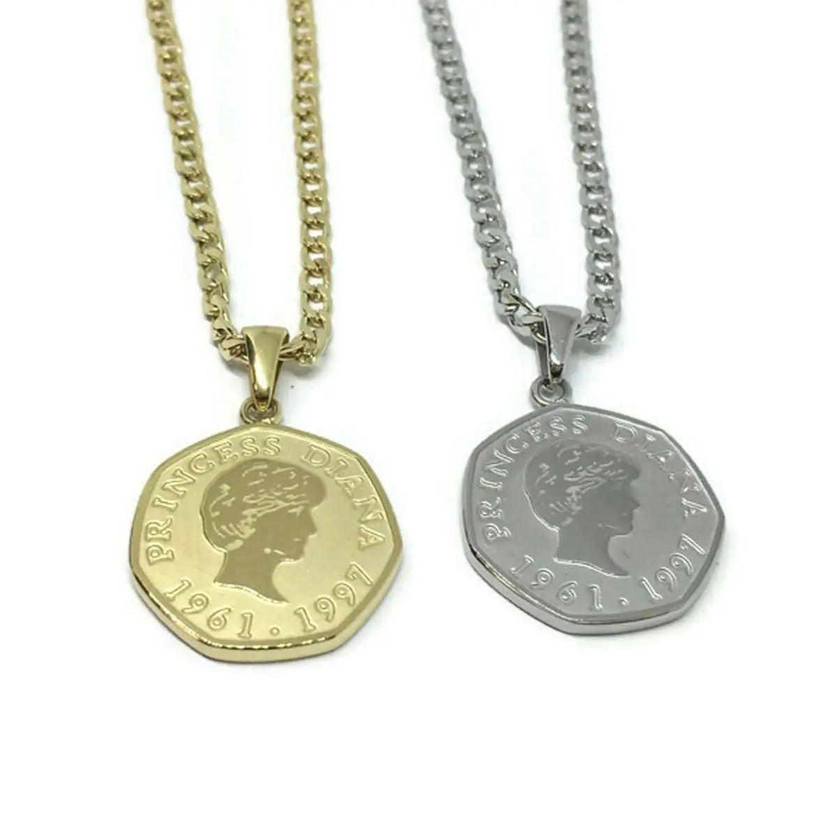 Princess Diana 50 Pence Necklace-3