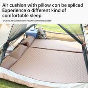 Product camouflage Can Be Spliced Self Inflating Cushion Air Mattress Camping Mat With Pillow - Memoriex 