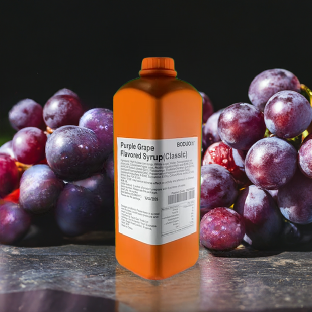 Purple Grape Flavoured Syrup - Memoriex 