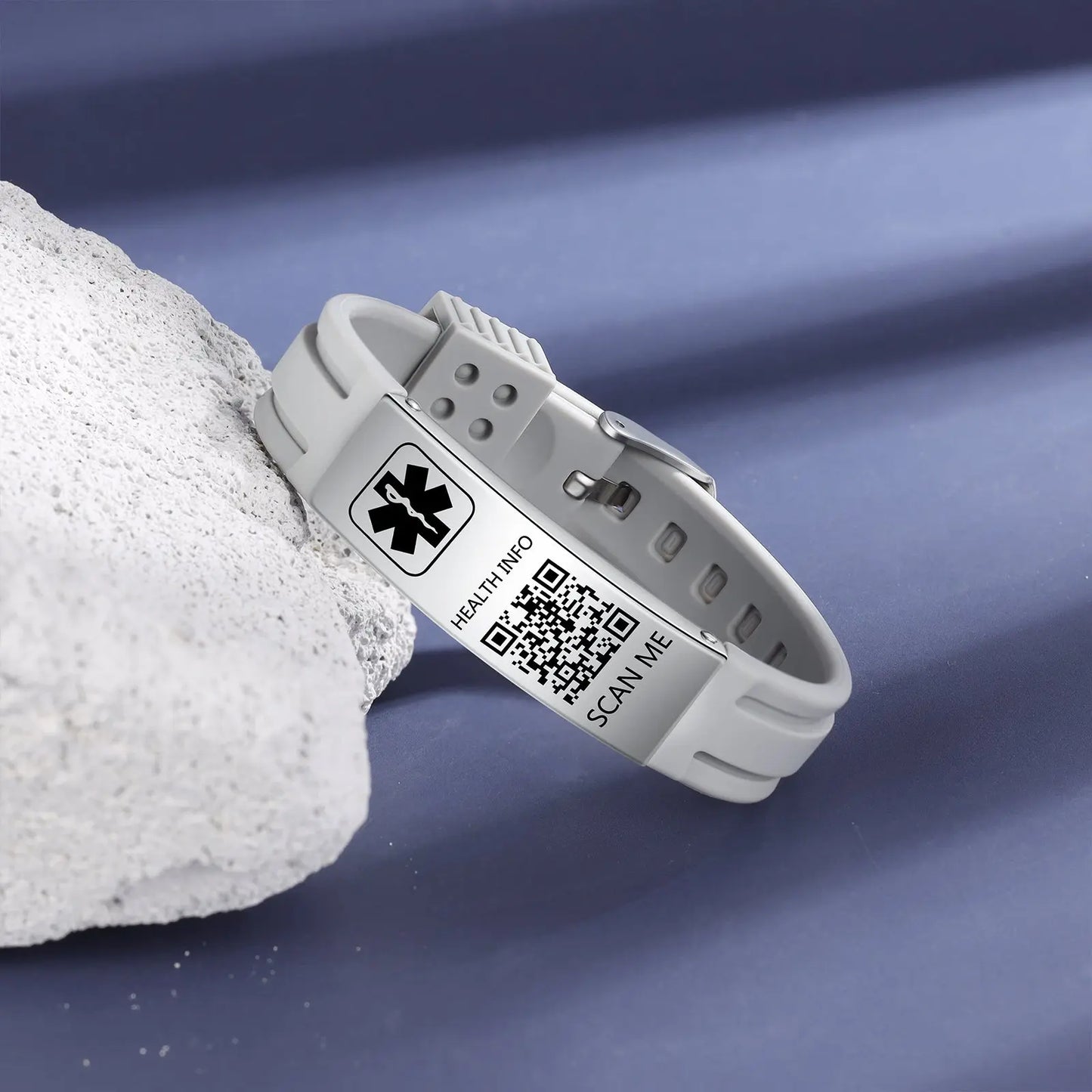 QR Code Medical Alert Bracelet-8