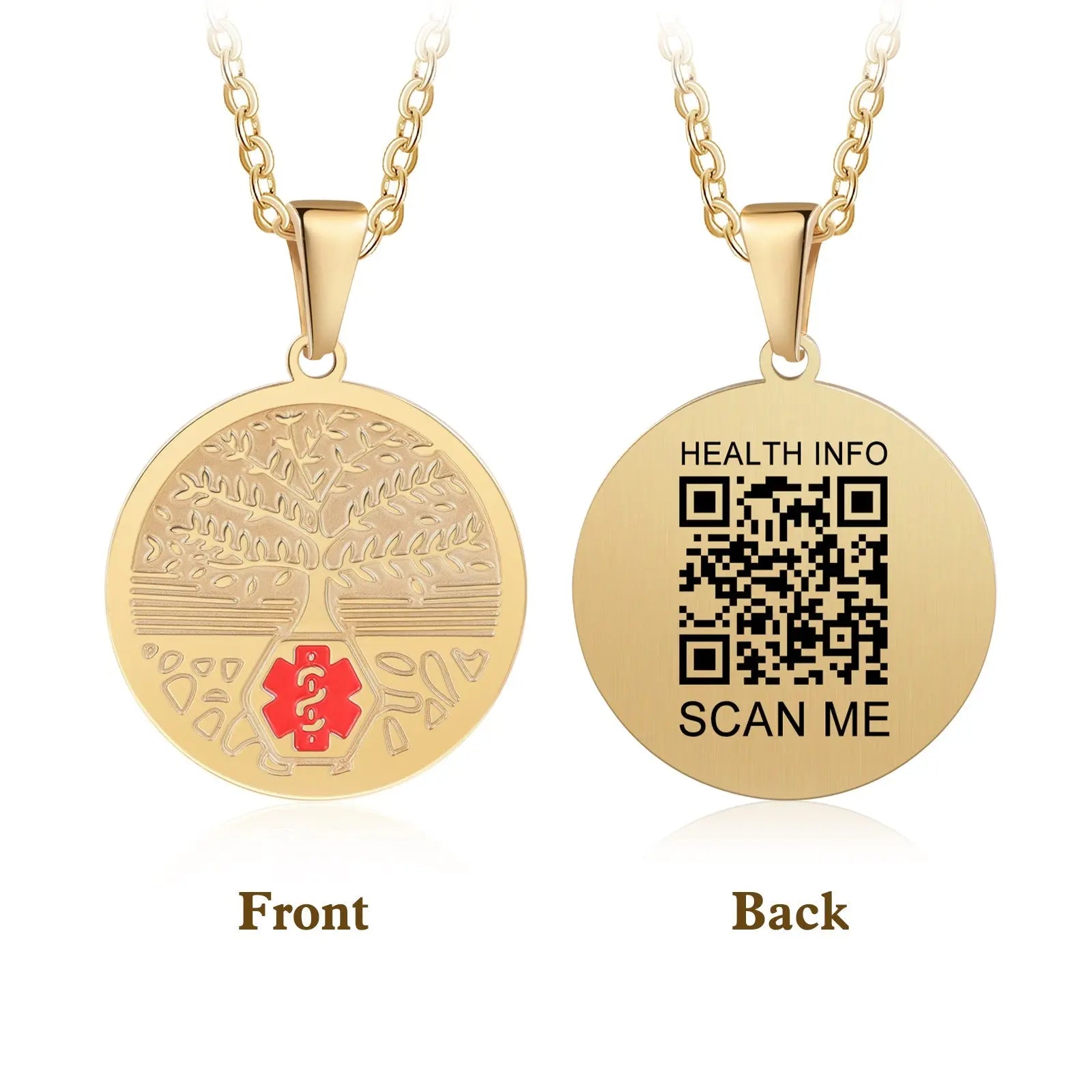 QR Medical Necklace-Standard Necklace-2