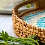 Rattan Trays • Mother of Pearl • Ripple (Multiple Sizes)-1