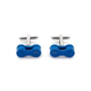 Recycled Bicycle Chain Cufflinks (3 Colours Available) - Memoriex 