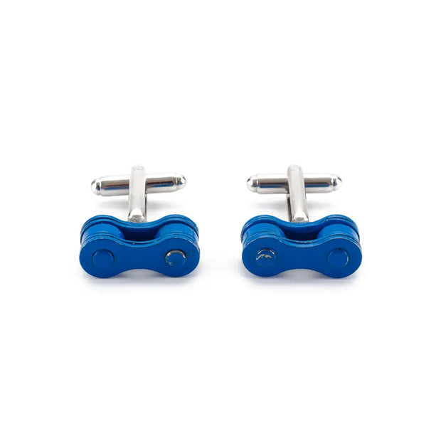Recycled Bicycle Chain Cufflinks (3 Colours Available) - Memoriex 