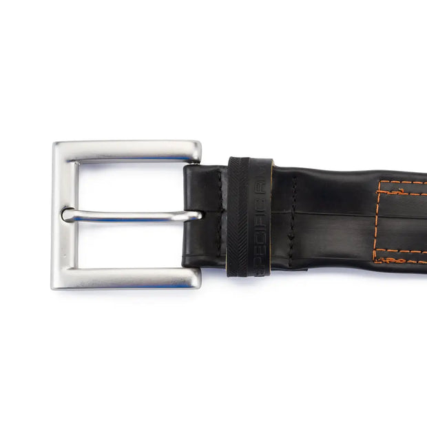 Recycled Bicycle Inner Tube Vegan Belt (with Patches) - Memoriex 