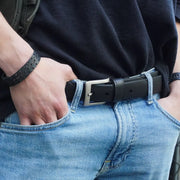 Recycled Rubber Motorbike Tyre Vegan Belt - Memoriex 