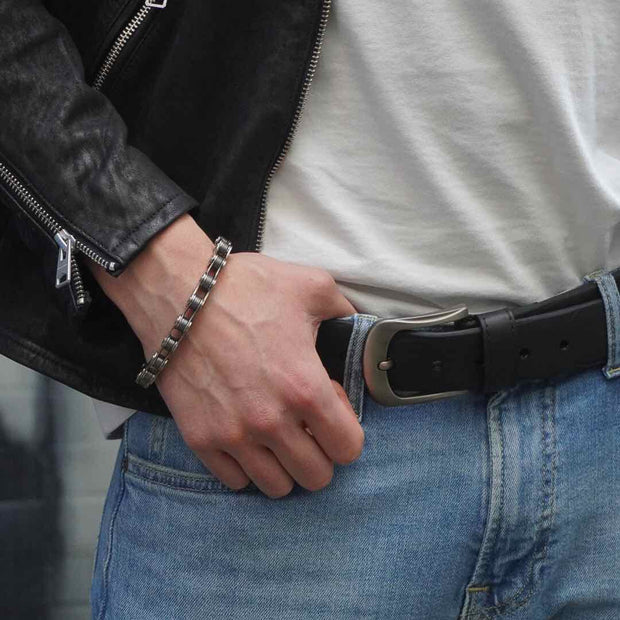 Recycled Bike Chain Bracelet-2