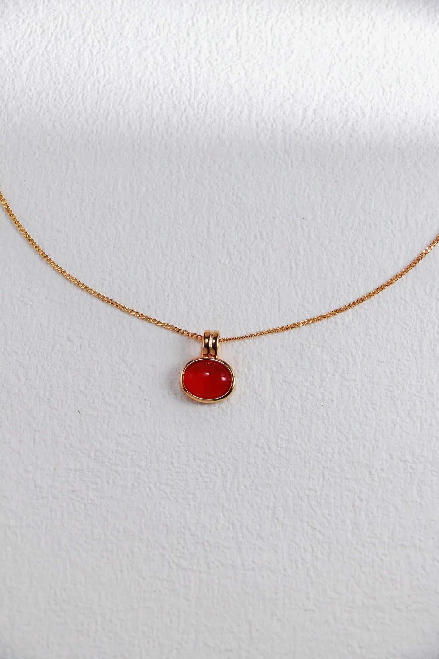 Natural Tiger Eye Stone / Red Agate Necklace-4