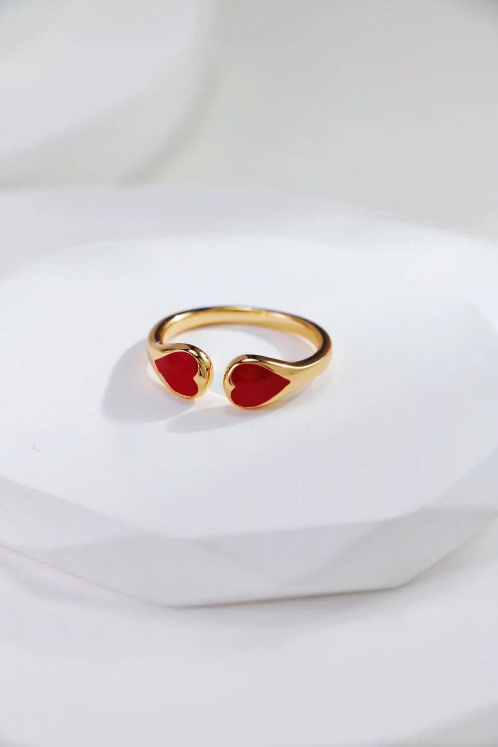 Red Heart Shaped Ring - Memoriex