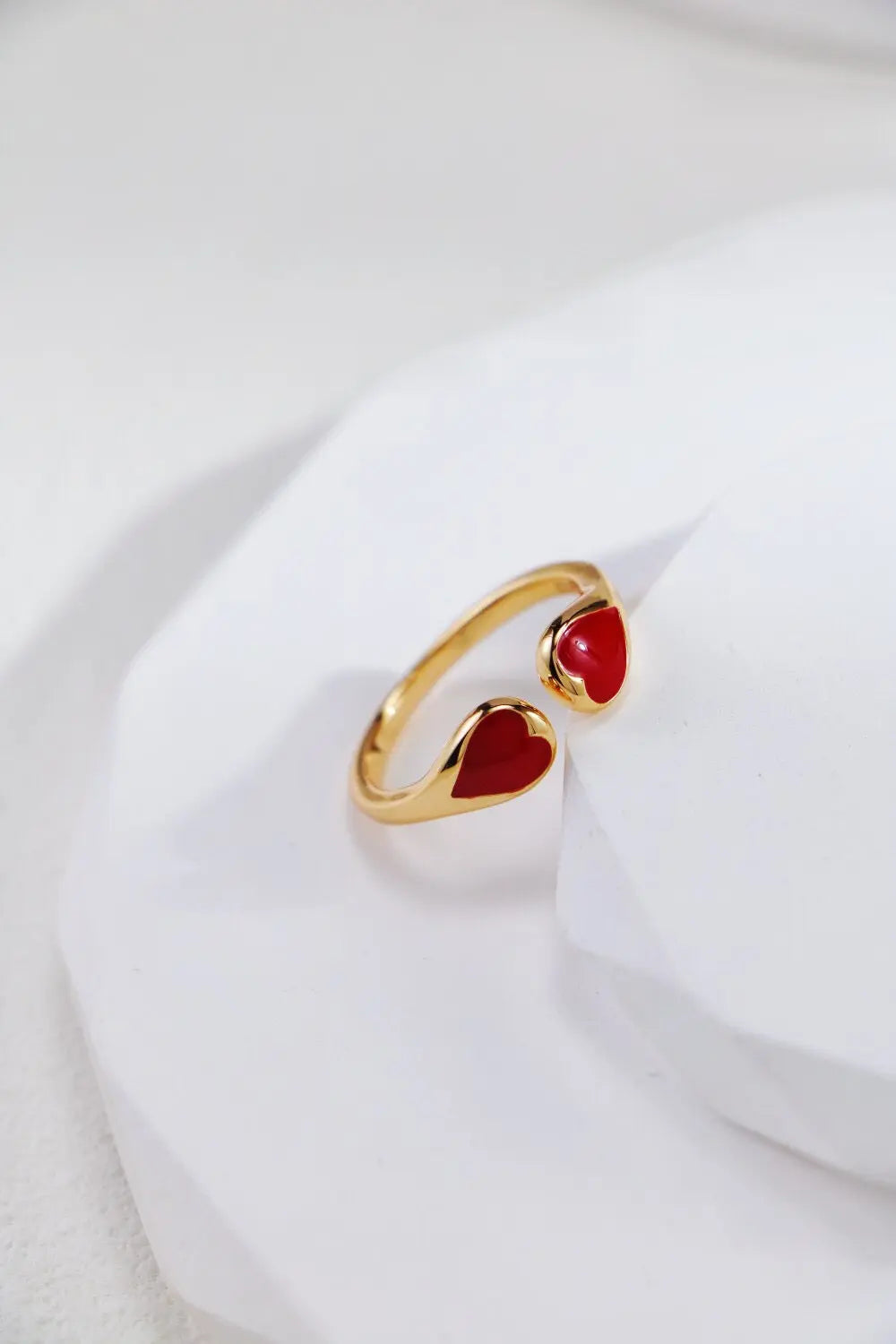 Red Heart Shaped Ring - Memoriex