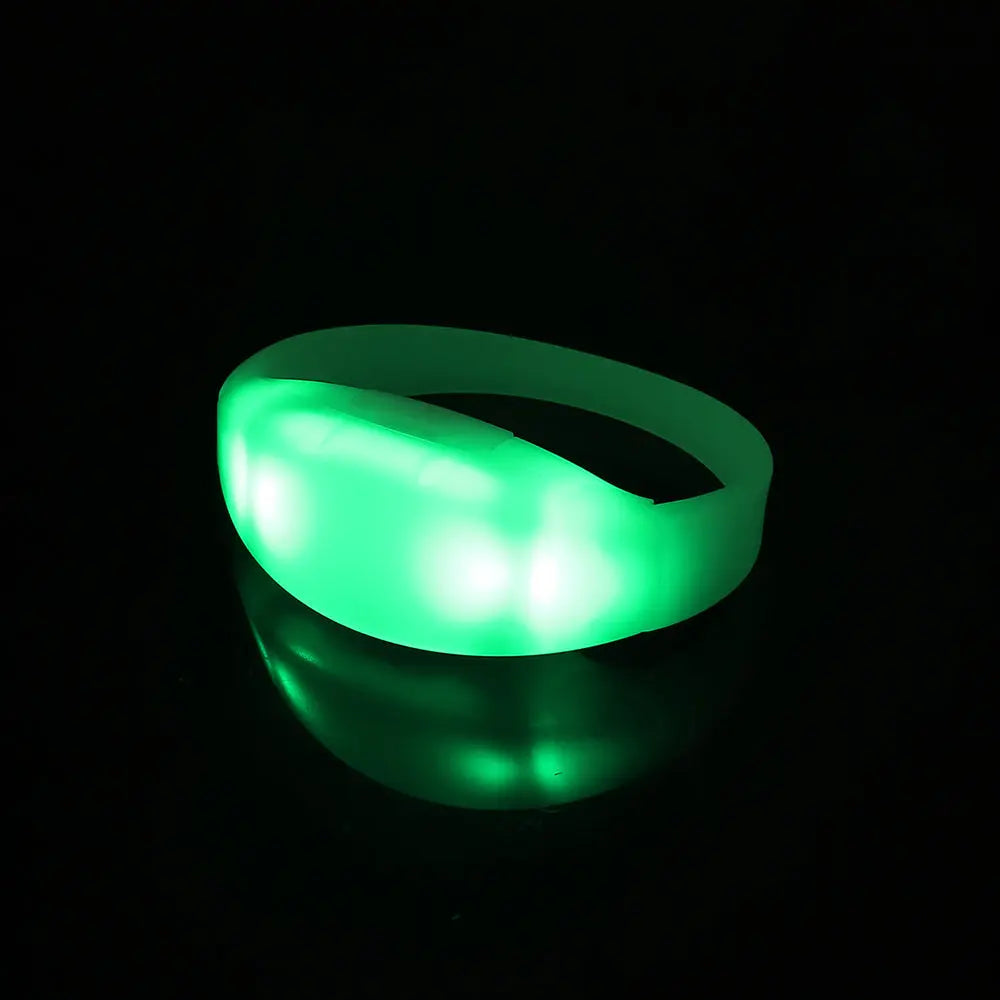 Remote Controlled LED Bracelets Wristbands (100 Pack GFB005 Pulsera+ 1 GFC004 Controller)-3