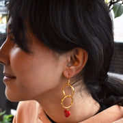 Retro 90's Heart Shaped Earrings - Memoriex