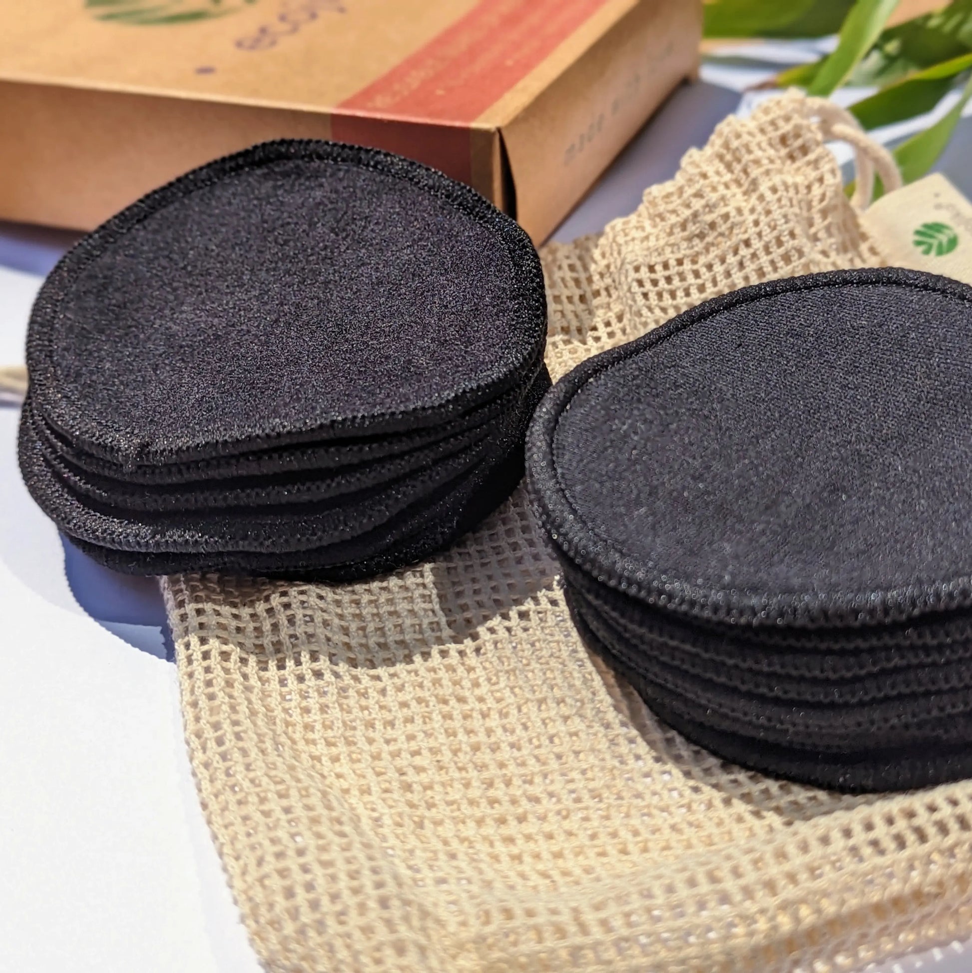 Reusable Make Up Remover Pads | Bamboo & Organic Natural Cotton Face Wipes (16 pck)-2