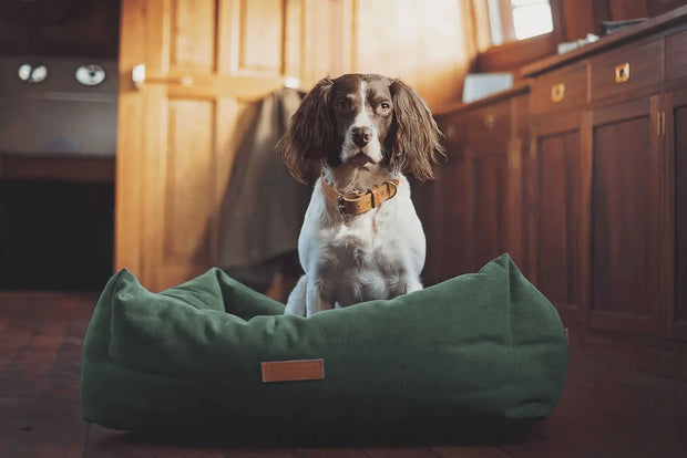 “Richmond” Stonewash Nest Dog Bed – by Ralph & Co - Memoriex 